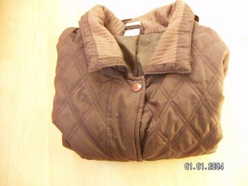 veste molletonnée marron (Claire Neuville) taille 46/48