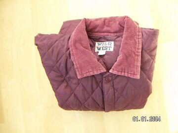 veste molletonnée bordeaux taille M