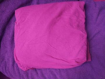 Drap housse grand modèle rose