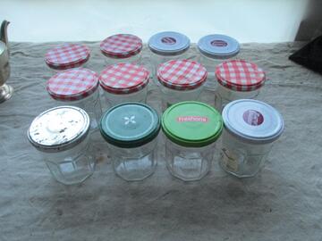 Pots de confiture vides