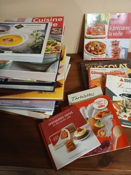 divers livres cuisine