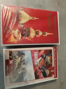 2 cassettes VHS Thailande et Amérique du Sud