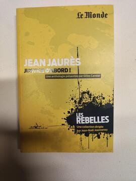 Livre "Jean Jaurès, justice d'abord"