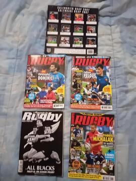 Magazines + calendrier rugby