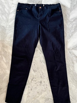 pantalon femme coton bleu