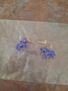 boucles d'oreilles licornes