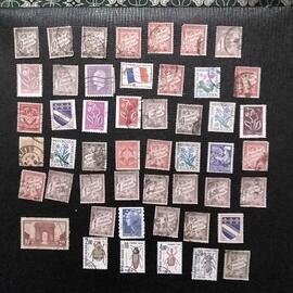 donne timbres collection francais n10