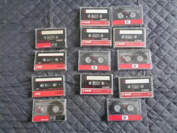 lot cassettes audio