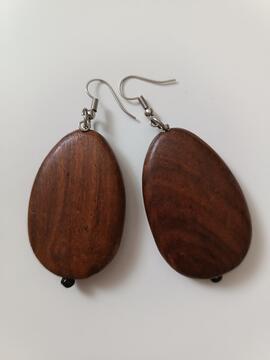 ***Réservées*** Boucles d'oreilles bois