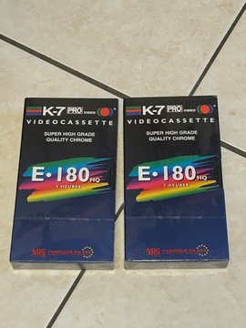 2 Cassettes vidéo VHS neuves