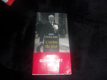 Prix Goncourt 2017 "L'ordre du jour" - Eric Vuillard