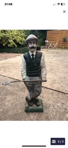 statue golfeur