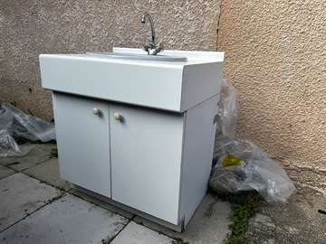 meuble lavabo équipé largeur 80