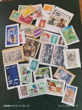 lot unique timbres Français 14/11