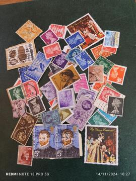 lot unique timbres GB..14/11