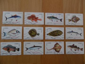 Série timbres Poissons de mer 2019