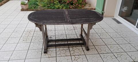 Table de jardin en teck