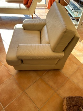 Fauteuil cuir