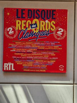 Disque vinyle 33 tours "Records des classiques"