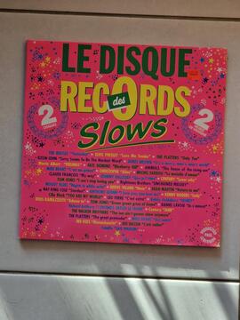 Disque vinyle 33 tours "Records des slows"