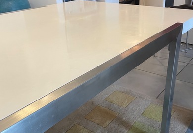 table blanche 100x200 mm