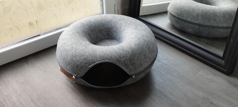 donut pour chat en feutrine