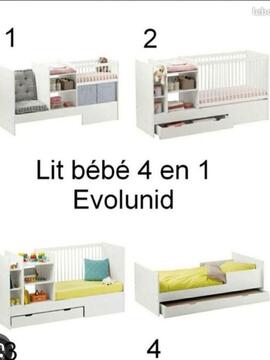 Lit évolutif bébé/enfant