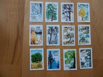 Série timbres Arbres 2018