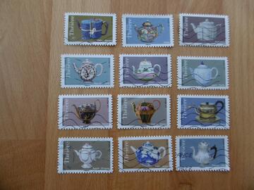 Série timbres Théières 2018