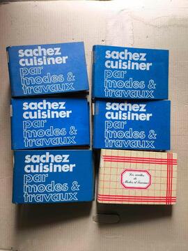 Donne classeurs de recettes "Sachez cuisiner par Modes et travaux"