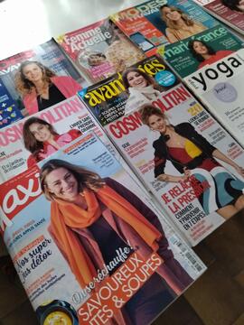 lot magazines féminins