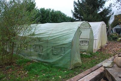 1 serre tunnel maraîchère abri stockage 3 x 6 m