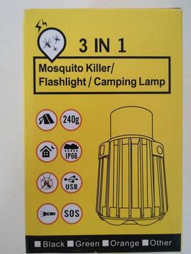 Lampe de camping tue moustique