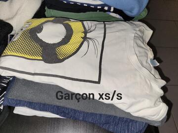 lot vêtements garçons xs/s