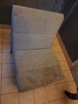 fauteuil gris