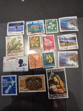 timbres nouvelle Zélande lot1