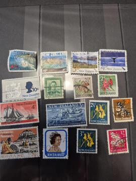 timbres nouvelle zelande lot 2