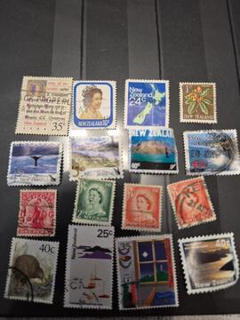 timbres nouvelle zelande lot4