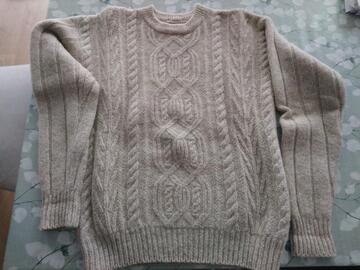 Pull en laine Shetland