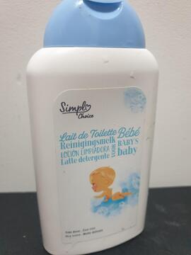 lait de toilette bébé