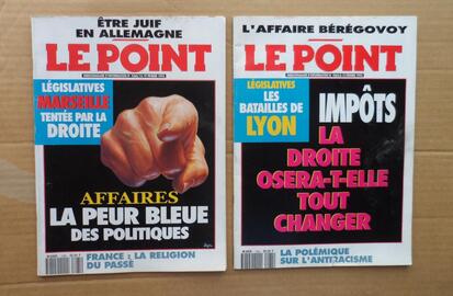 Magazines Le Point 1064 et 1065