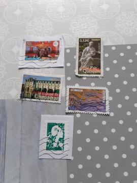 timbres france 4