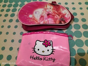 Trousse Hello Kitty + sac Barbie