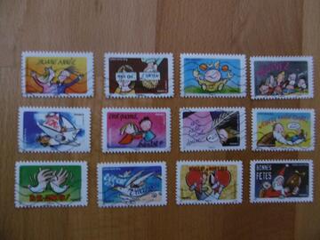 Série timbres BONNE année TOUTE l'année, 2014