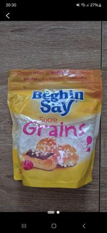 grain de sucre pour chouquettes