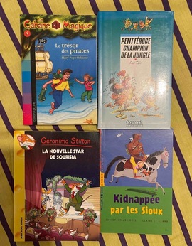 lot livres + dvd enfant