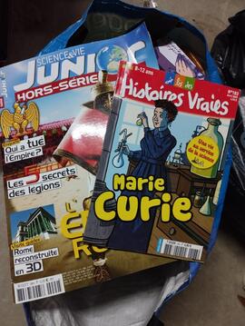 magazine science et vie junior et histoire vrai