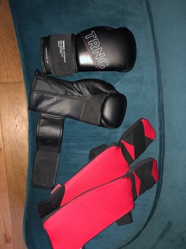 gants de boxe et protection