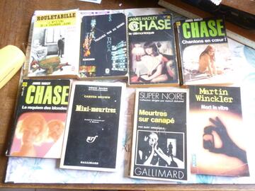 lot de livres policiers format poche