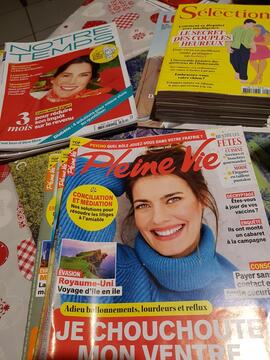 magazines Notre Temps, Pleine Vie et Sélection Reader's Digest